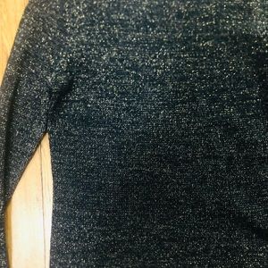 Metallic thread sweater